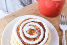 Muscle Building Foods - Scrumptious Cinnamon Roll Pancakes