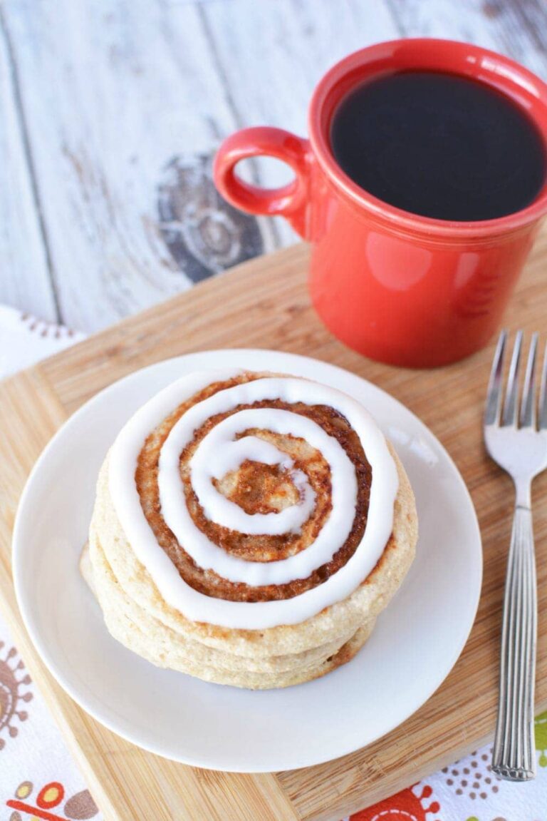 Muscle Building Foods – Scrumptious Cinnamon Roll Pancakes