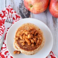 Bodybuilding Breakfast - Luscious Apple Cinnamon Protein Pancakes