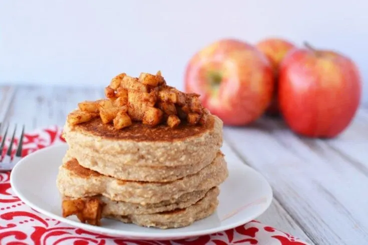 Bodybuilding Breakfast - Luscious Apple Cinnamon Protein Pancakes