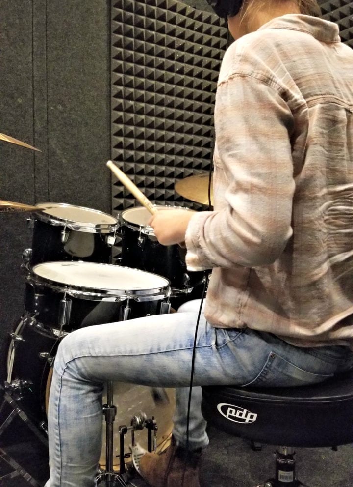 My Daughter is Learning How to Play Drums and So Much More #GuitarCenter AD