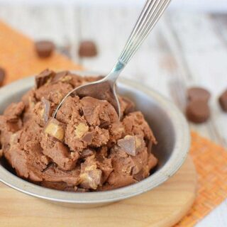 Chocolate Peanut Butter Cookie Dough Recipe