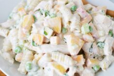 Chicken and Peach Pasta Salad Recipe