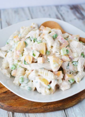 Chicken and Peach Pasta Salad Recipe