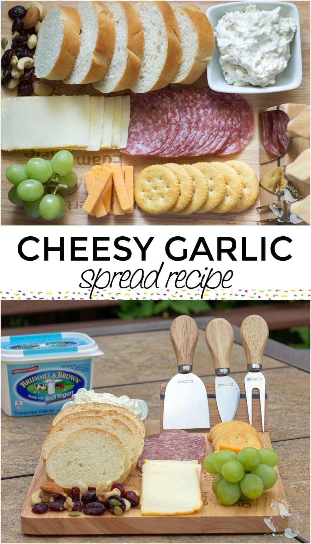 HARD CHEESE Spread with GARLIC