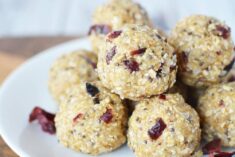 Cranberry No Bake Energy Bites Recipe