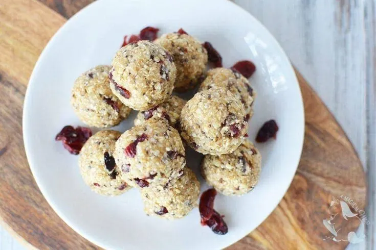 Cranberry No Bake Energy Bites Recipe