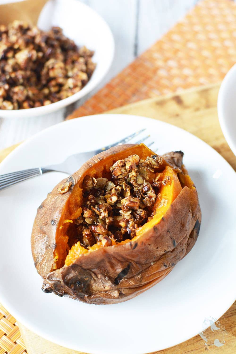 slow-cooker-sweet-potatoes-with-maple-pecan-topping-recipe-a-magical-mess