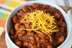 Easy Three Bean Slow Cooker Chili Recipe