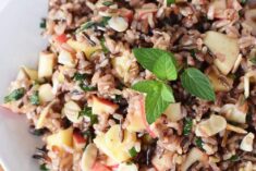 Honey Mint Wild Rice Salad Recipe