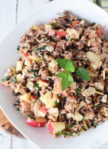 Honey Mint Wild Rice Salad Recipe