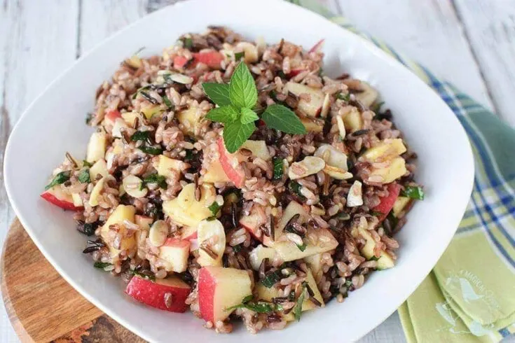 Honey Mint Wild Rice Salad Recipe