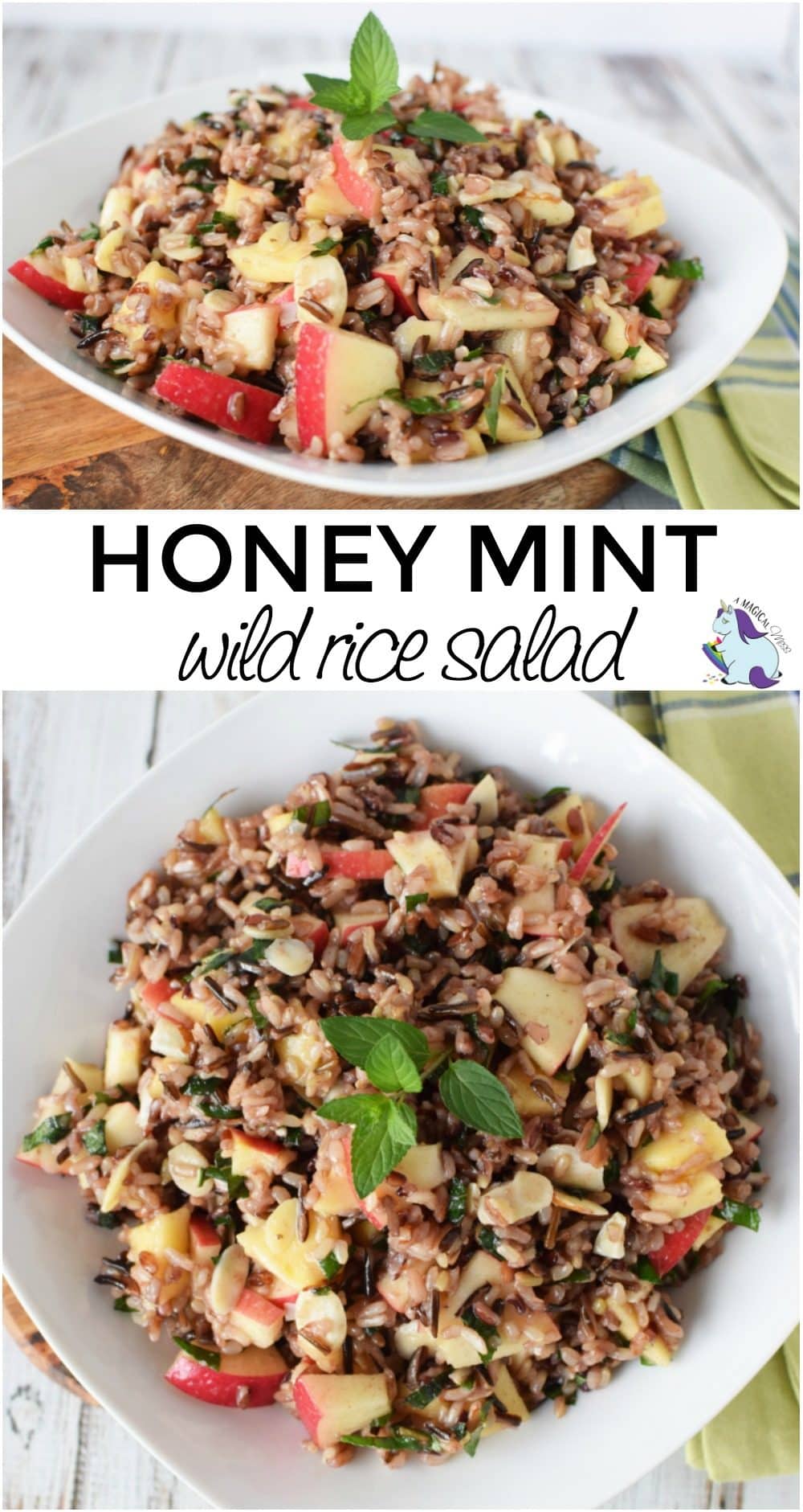 Honey Mint Wild Rice Salad Recipe