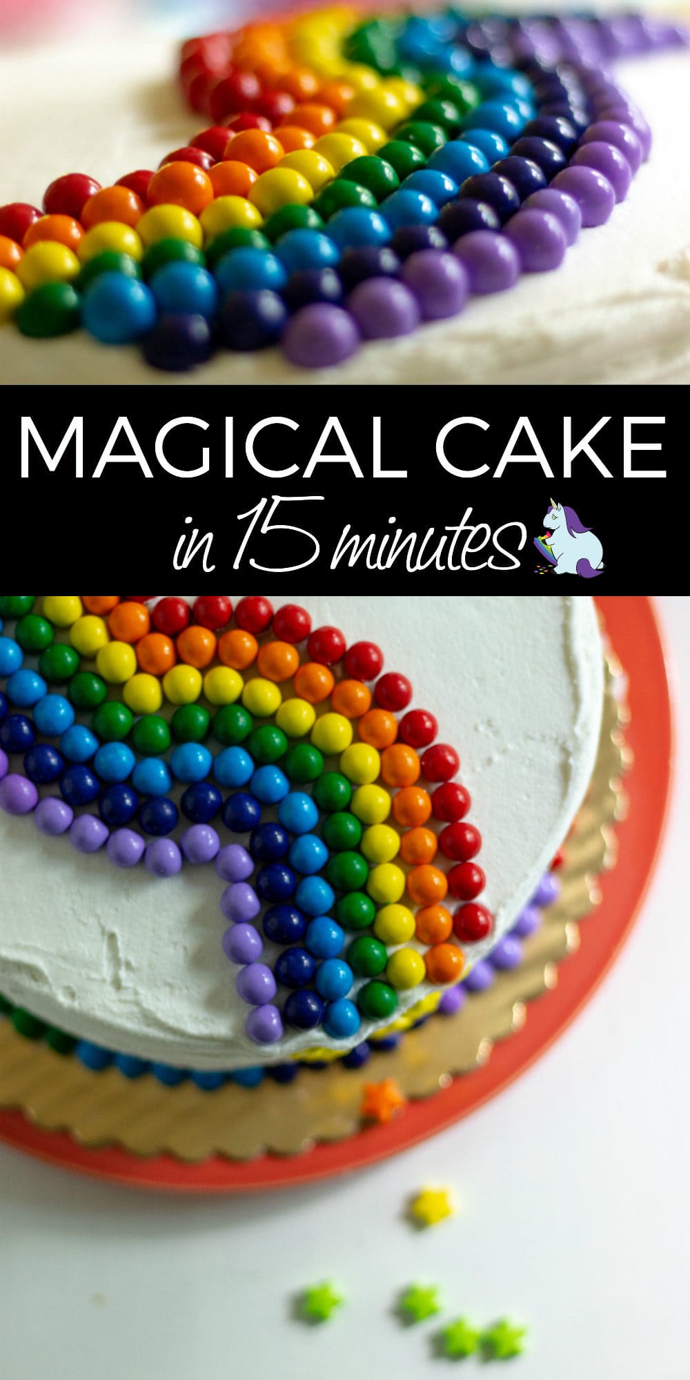 How to easily decorate a cake to make any occasion magical in under 15 minutes!