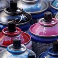 Upcycling projects for home decor are endless! Just bust out the spray paint.
