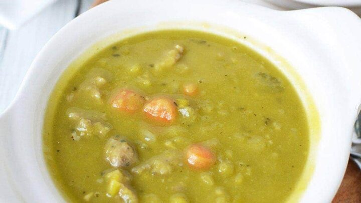 Split Pea and Sage Sausage Soup