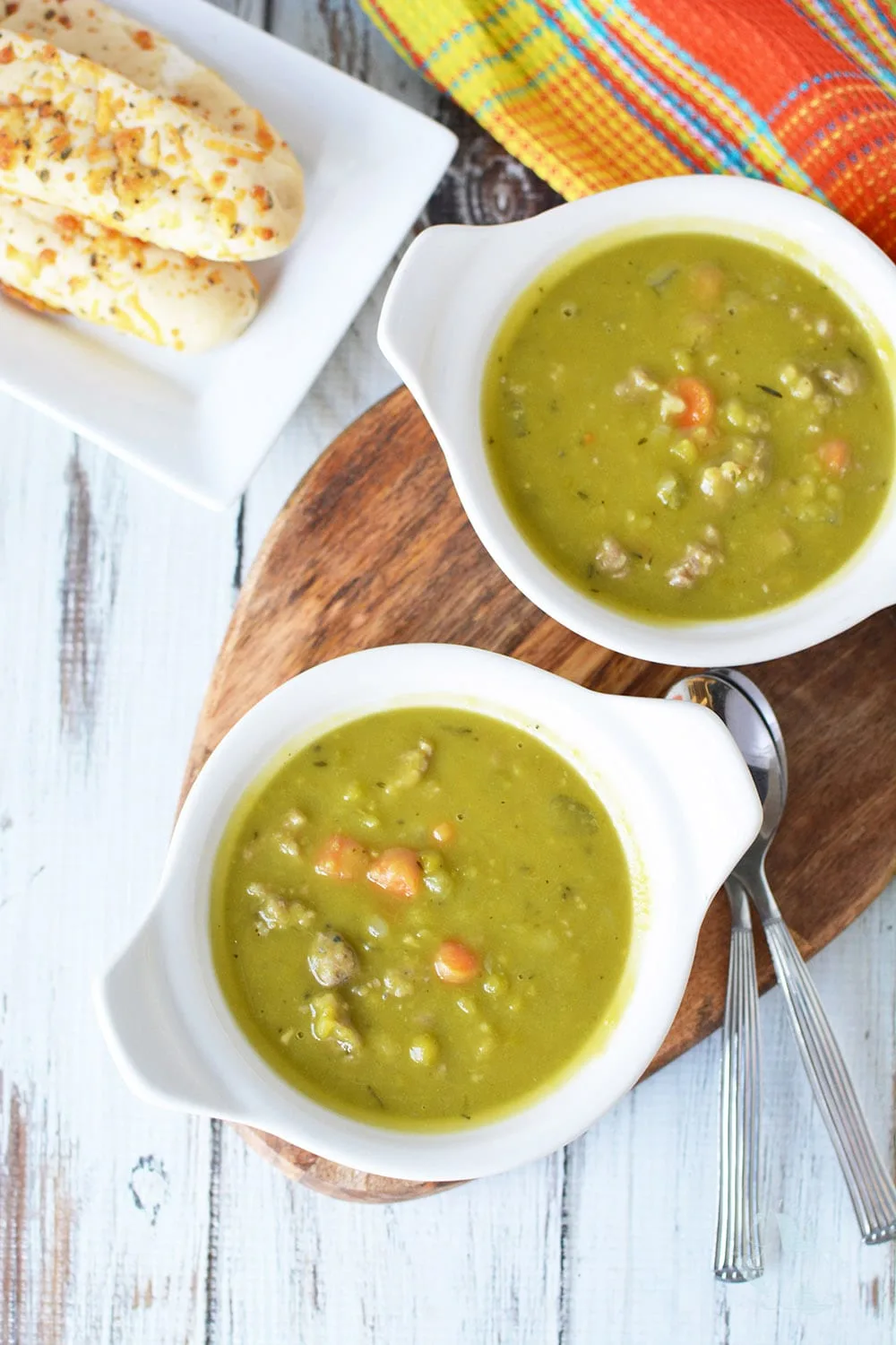 Slow Cooker Split Pea Sausage Soup Recipe