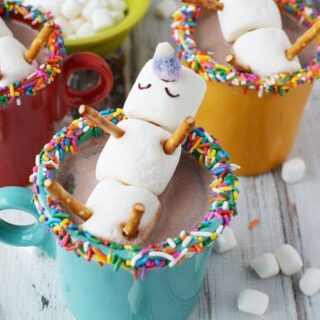 Magical Melting Unicorn Hot Chocolate Recipe