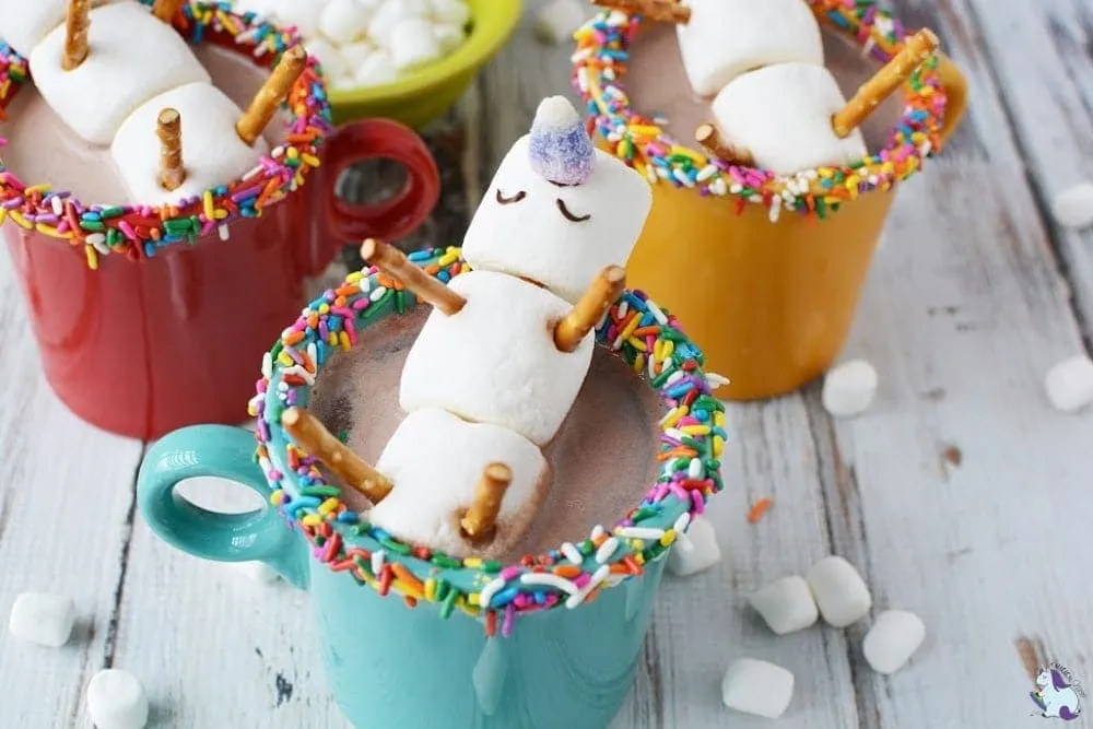 Magical Melting Unicorn Hot Chocolate Recipe