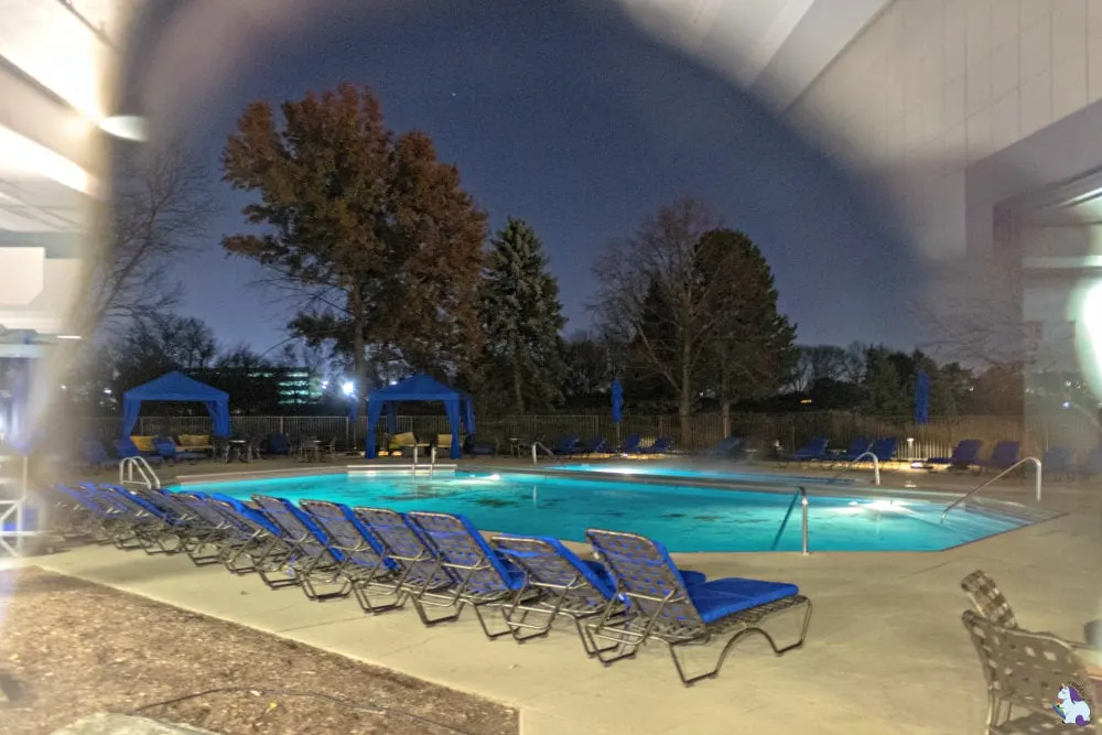 Oak Brook Hills Resort hot tub.