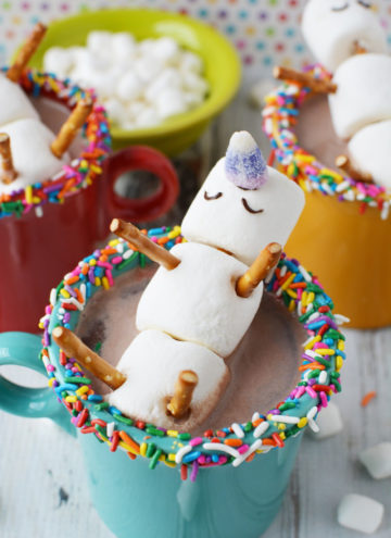 Unicorn hot cocoa