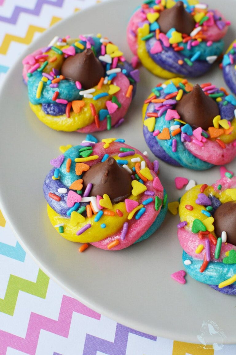 Sparkly and Colorful Unicorn Poop Cookies
