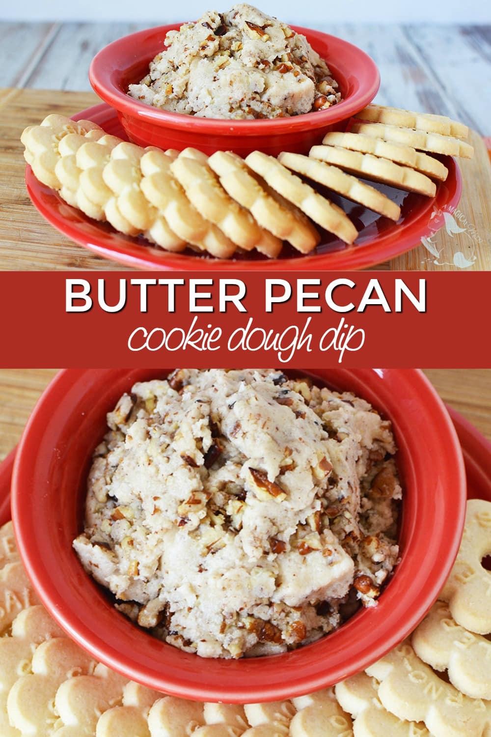 Butter pecan cookie dough dip recipe #cookiedough #ediblecookiedough #dip #diprecipes #pecan