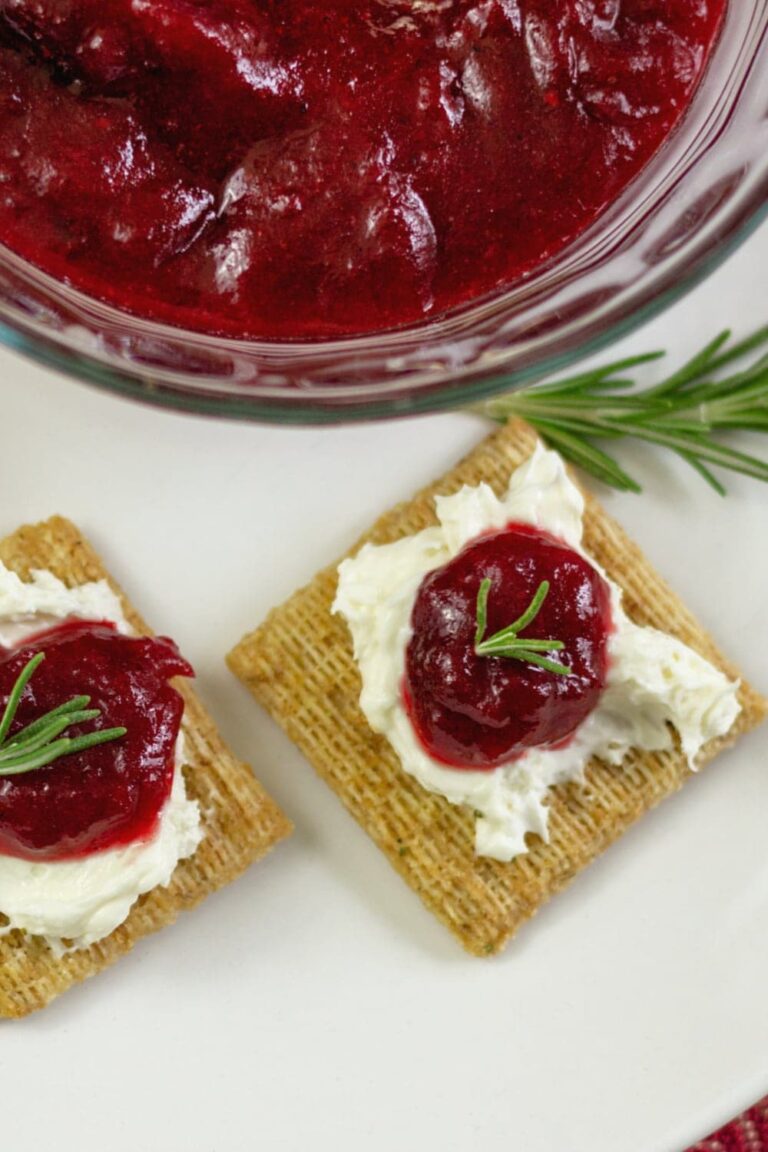 Holiday Appetizer Idea with Cranberry Jam Recipe