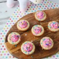Unicorn party cookie cups