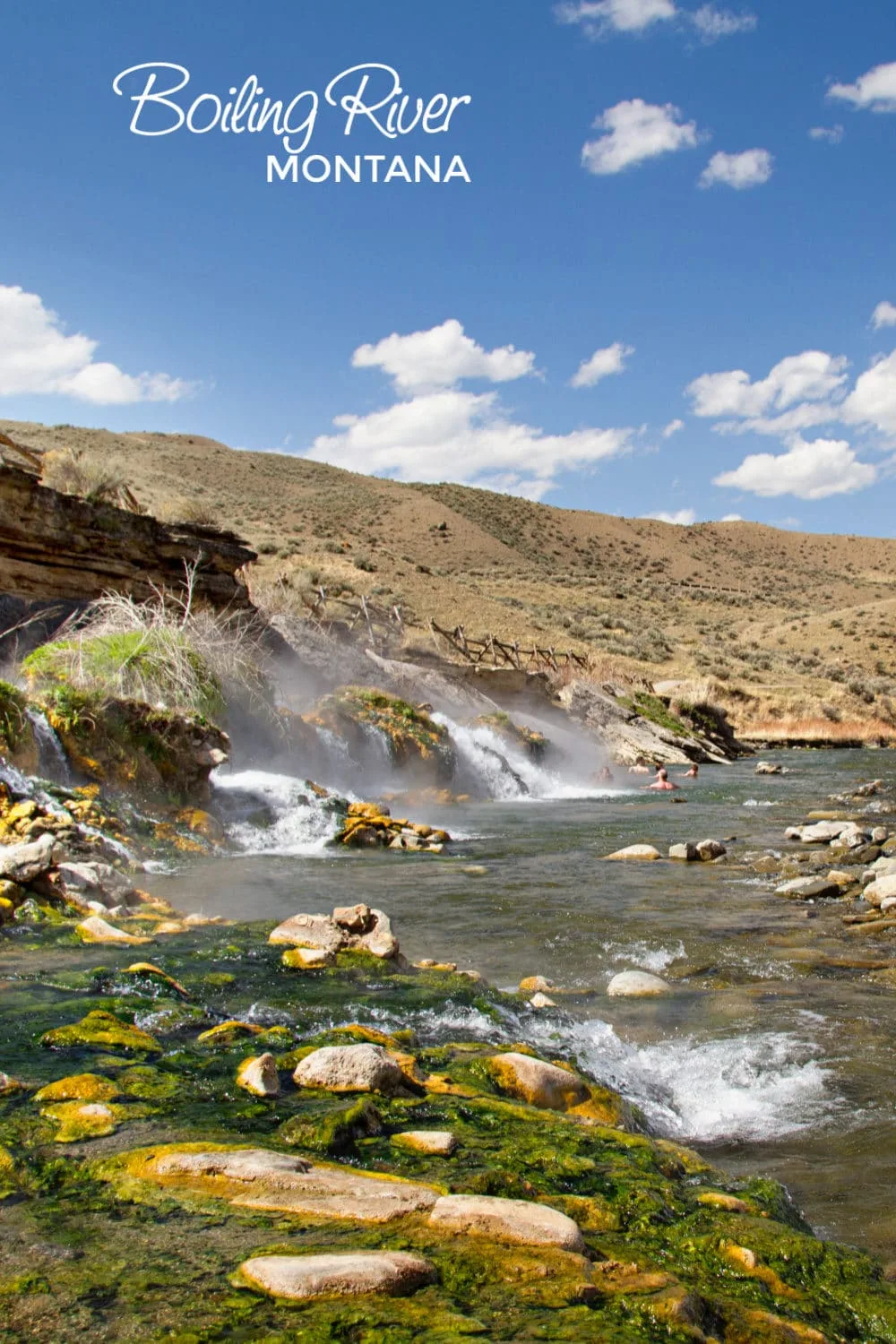 Boiling River in Montana.