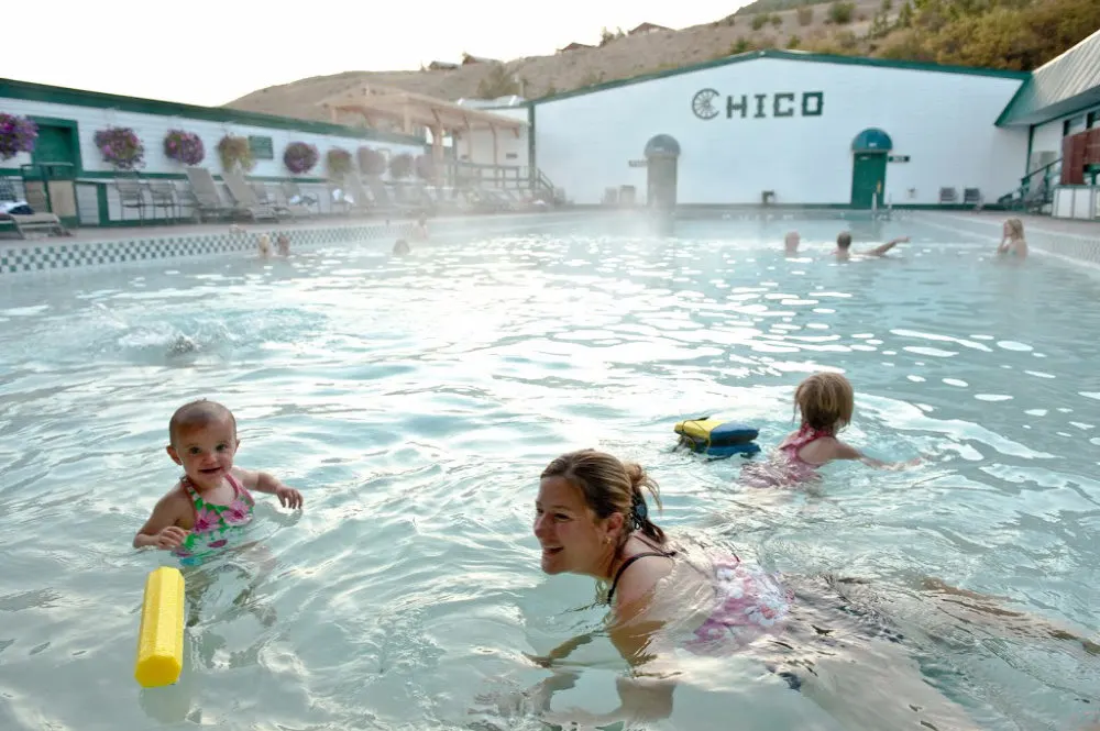 Chico Hot Springs in Emigrant, Montana.