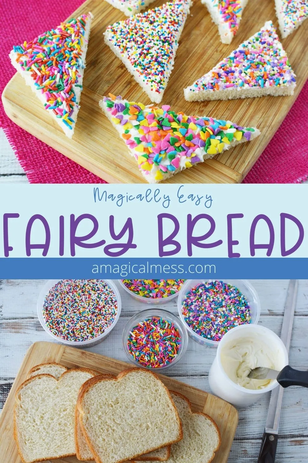 Sprinkly fairy bread
