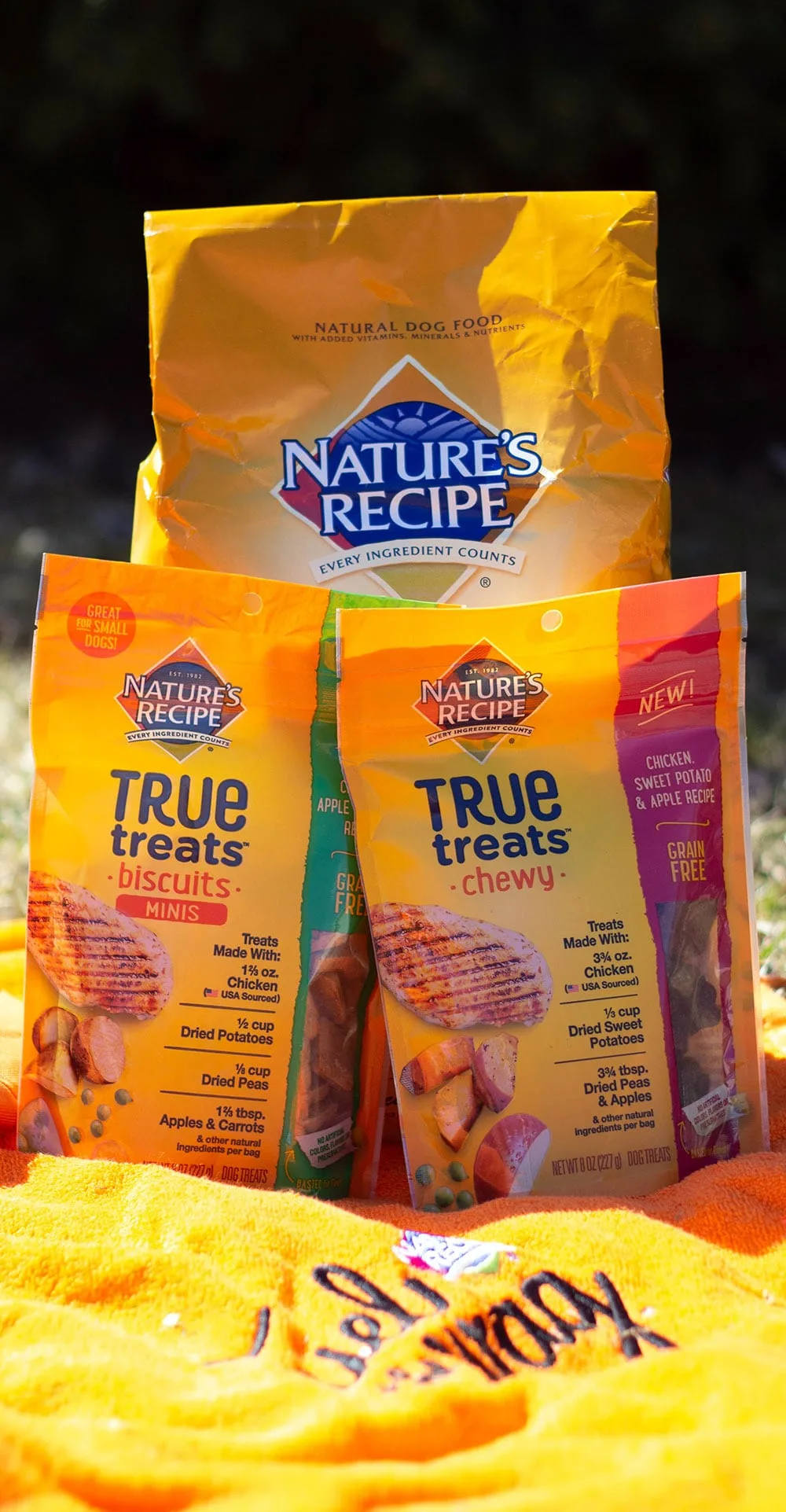 Nature's Recipe dog food and treats