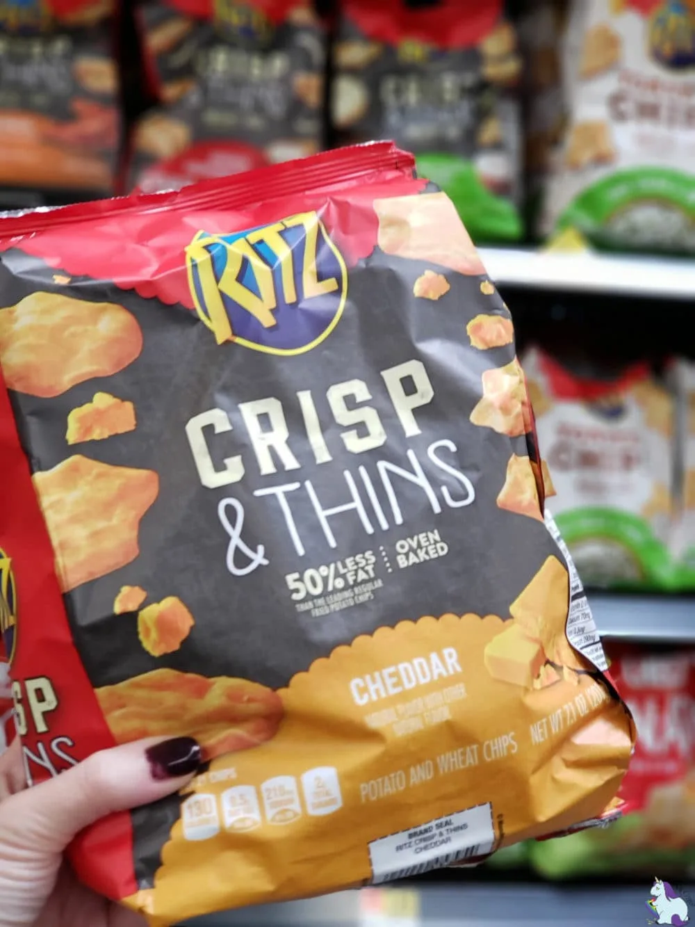 RITZ Crisp and Thins in Walmart. 