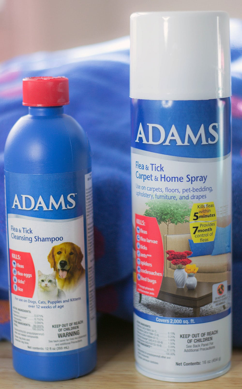 Adams Flea & Tick Shampoo and Spray for Home