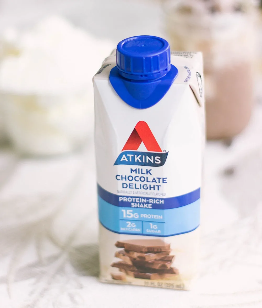 Atkins Milk Chocolate Delight.