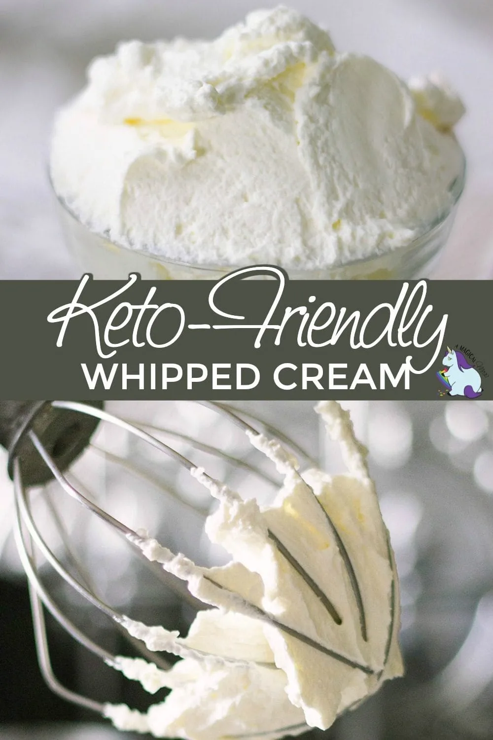 Keto-friendly homemade whipped cream