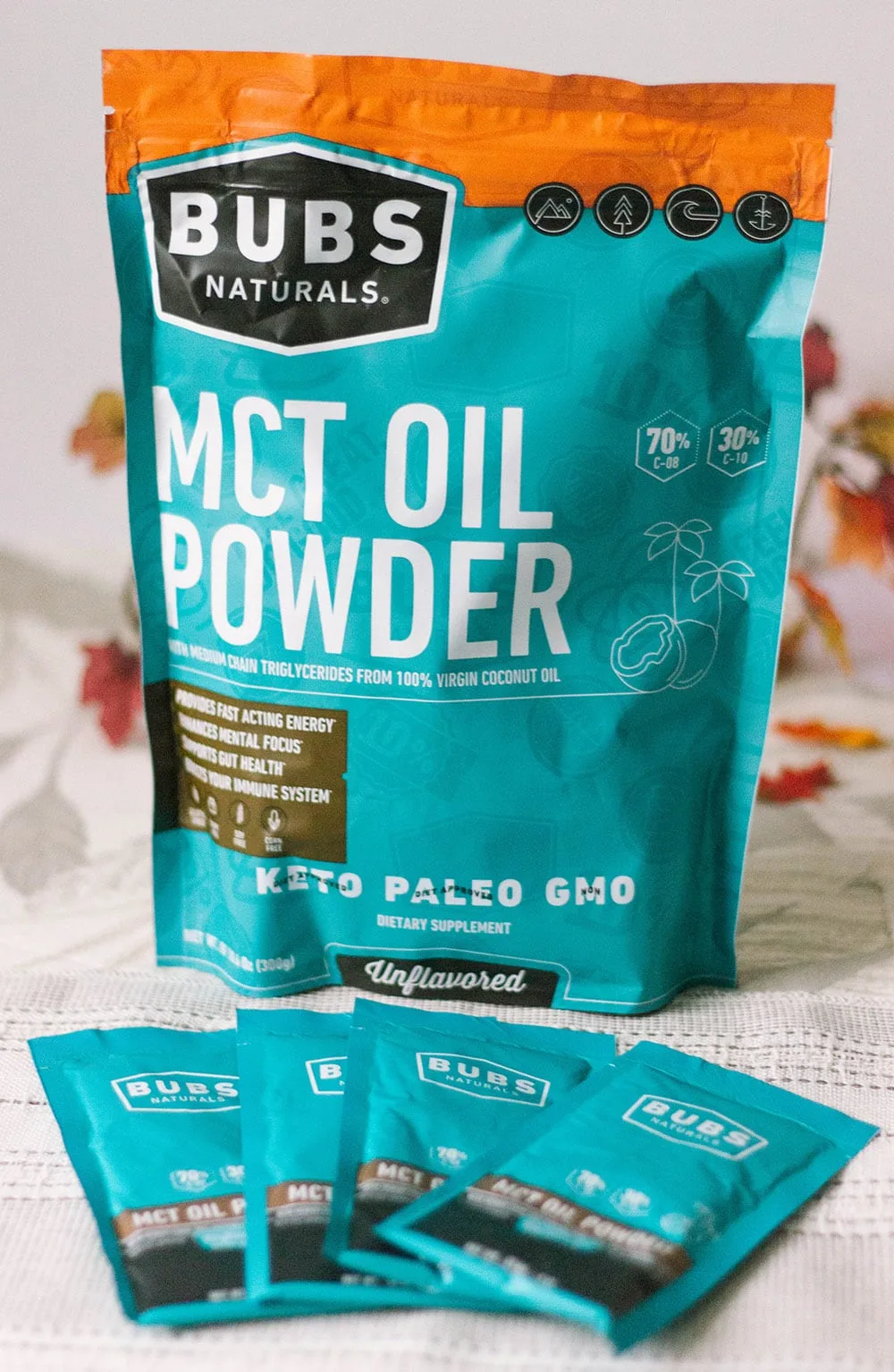 Bag of MCT Oil Powder.