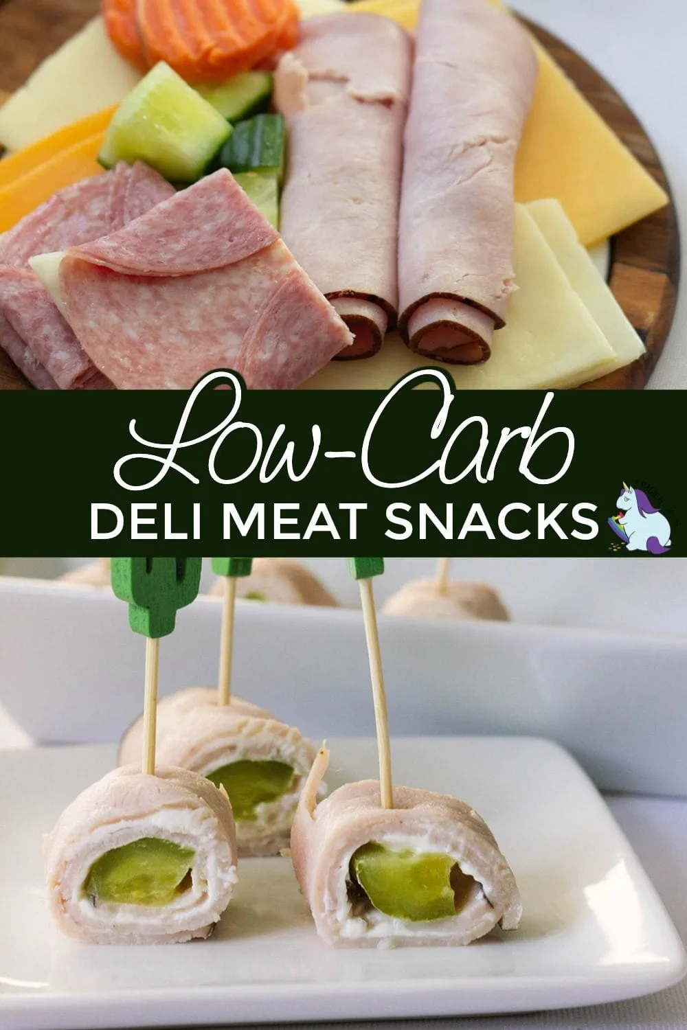 Meat and cheese on a board