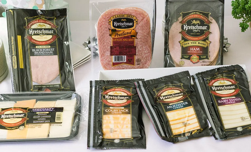 Packages of Kretschmar meats and cheese.