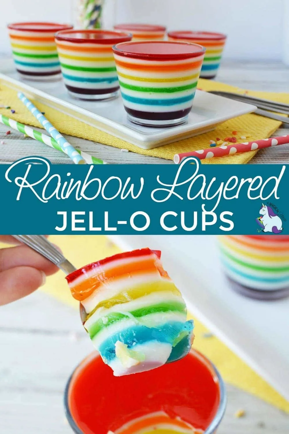 Jell-o layered dessert cups