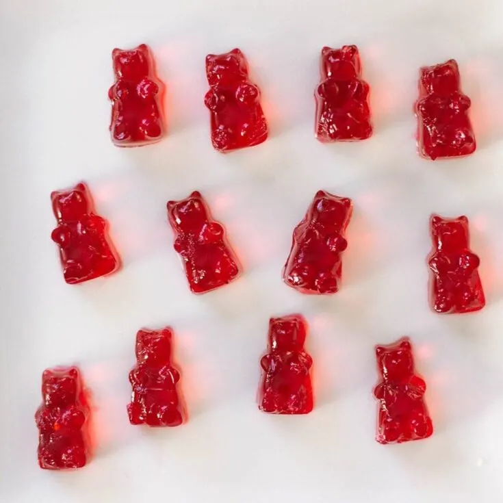 Cranberry gummy bears