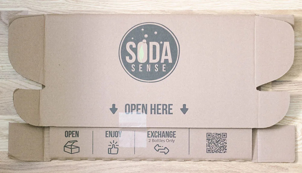 Flat Soda Sense box.