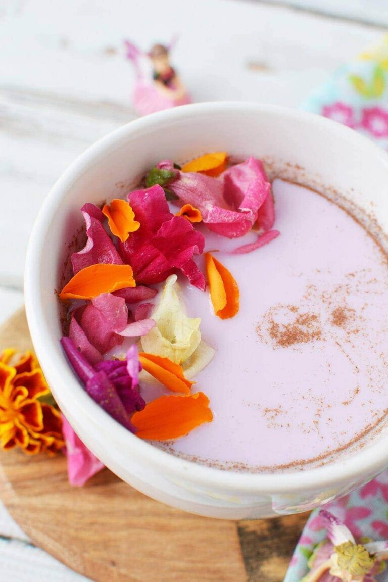 Warm and Cozy Fairy Flower Moon Milk Drink Recipe