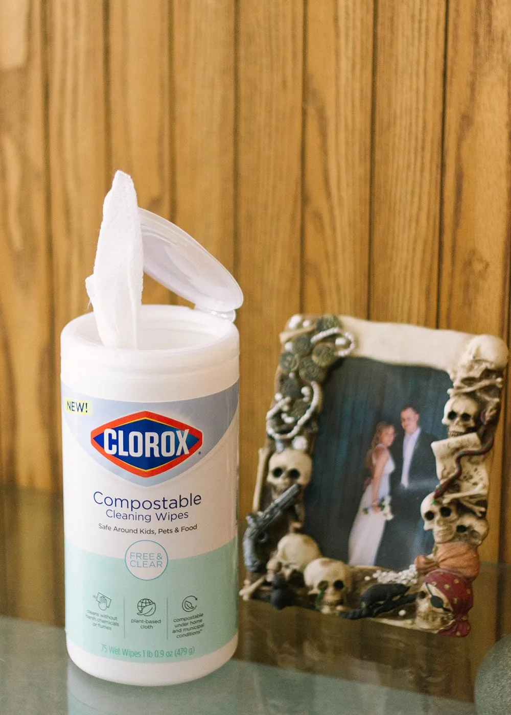 Clorox® Free & Clear Compostable Cleaning Wipes