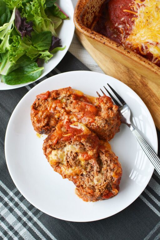 Cheese Stuffed Meatloaf Recipe Using Simple Ingredients!