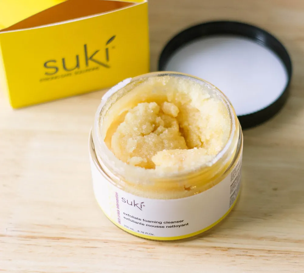 Suki exfoliating cleanser.