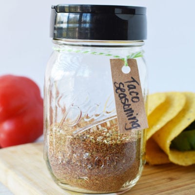 jar of taco seasoning mix