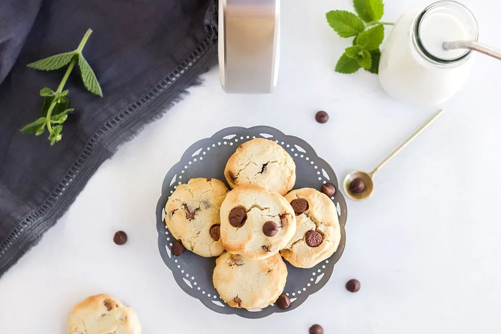 Delicious Air Fryer Chocolate Chip Cookies - The Trellis
