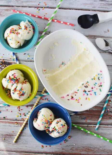 No-Churn Birthday Cake Ice Cream Recipe | Colorful & Tasty!